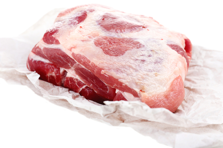 Raw meat close-upの写真素材