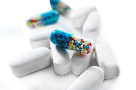 Pile of pills, close-up