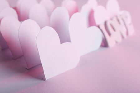Beautiful applique paper with hearts