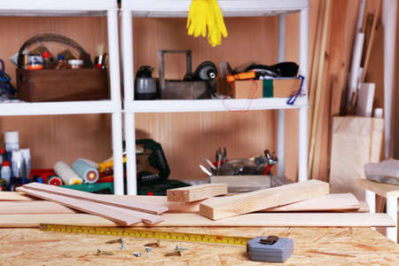 Workshop toolsの写真素材