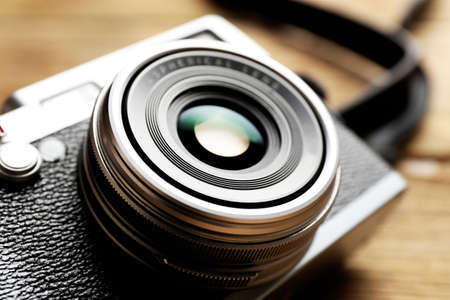Retro camera, closeupの写真素材