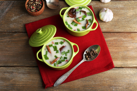 Mushroom soupの写真素材