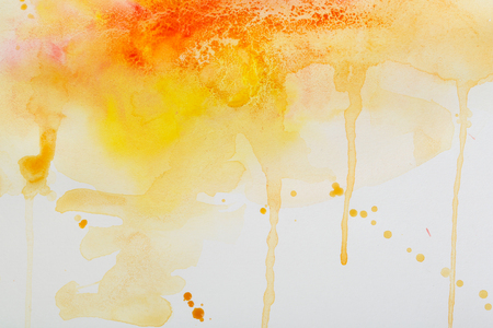 Watercolor texture on paper close-upの写真素材