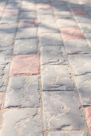 Old pavement texture backgroundの写真素材