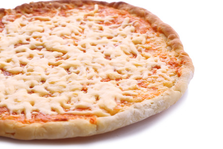 Cheese pizza close upの写真素材