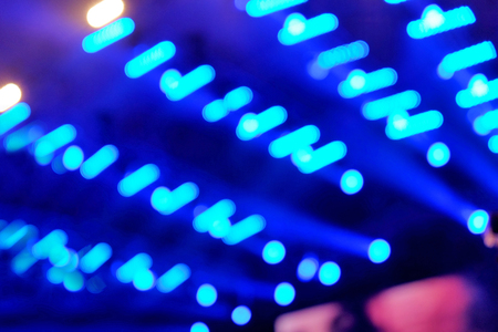 Spotlight with laser raysの写真素材