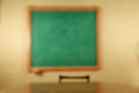 Blurred blackboard on wall, close upの写真素材