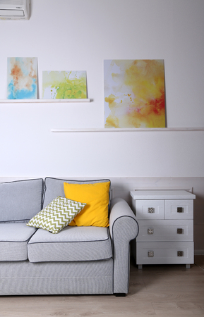 Beautiful modern living room の写真素材