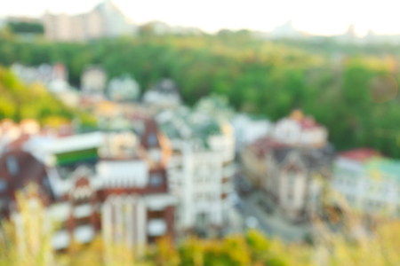 Blurred cityscapeの写真素材
