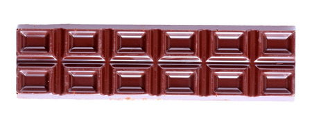 Chocolate bar, isolated on white