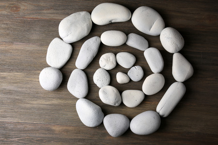 Spa stones closeupの写真素材