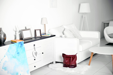 Interior of living roomの写真素材