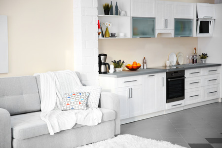 New modern kitchen interiorの写真素材