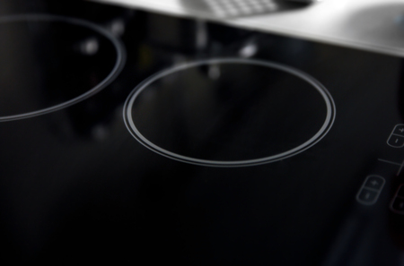 Electric hob closeupの写真素材