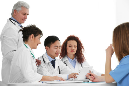 Team of doctors indoorsの写真素材