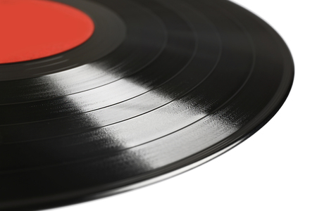 Vinyl record, closeupの写真素材