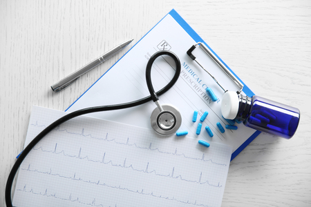 Medical equipment. Cardiogram conceptの写真素材
