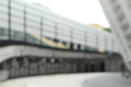 Blurred view modern business centerの写真素材