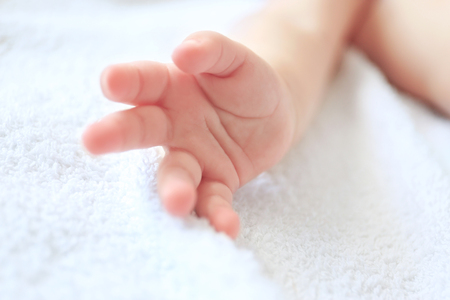 Baby handの写真素材