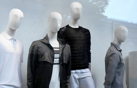 View of fashion storeの写真素材