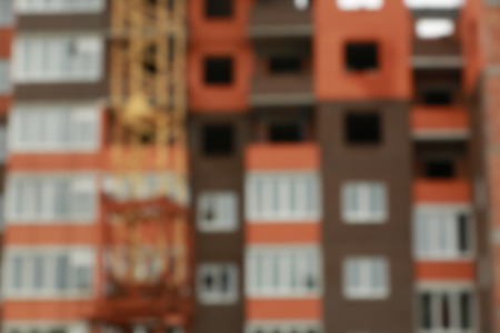 Construction of residential houseの写真素材