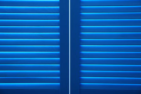 Blue folding screen, closeupの写真素材