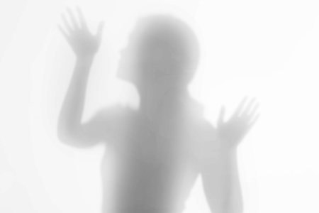 Woman silhouetteの写真素材