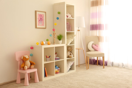 Beautiful children room interiorの写真素材