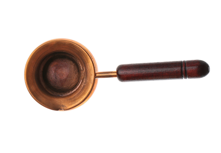 Coffee turk, isolated on whiteの写真素材