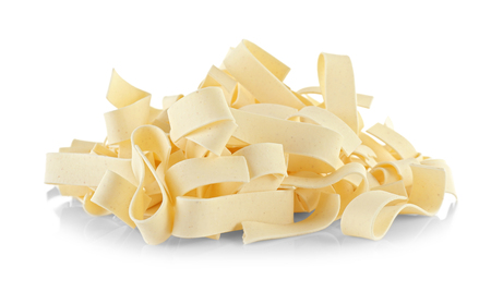 Pasta, isolated on whiteの写真素材