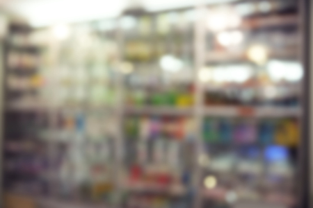 Blurred pharmacy drugstore backgroundの写真素材