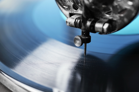 Old gramophone close upの写真素材