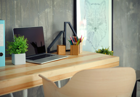 Designer working place at modern office