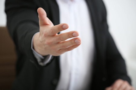 HR manager conducting job interviewの写真素材