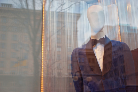 Mannequin in shop window