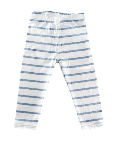 Kid trousers isolated on whiteの写真素材