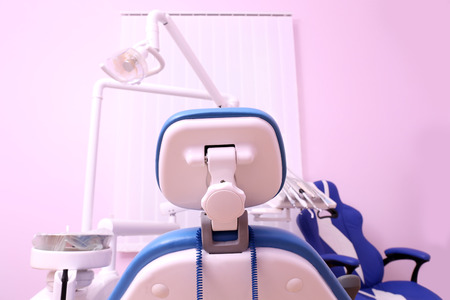 Dental chair in modern clinicの写真素材