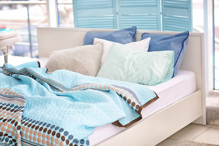 Modern light bedroom interior