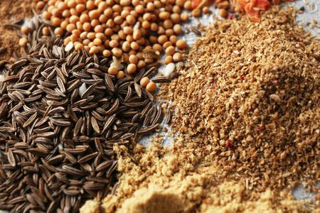 Aromatic spices, closeup