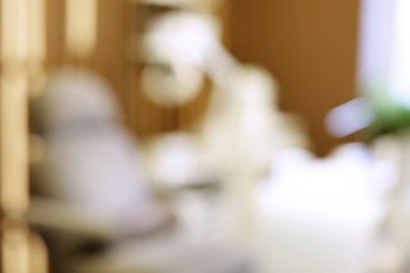 Blurred view of spa salon interiorの写真素材