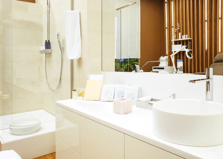 Interior of modern beauty salonの写真素材