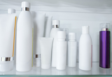 Different cosmetics in modern shopの写真素材