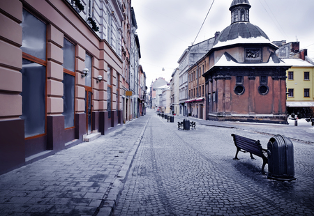 Beautiful cityscape of centerの写真素材