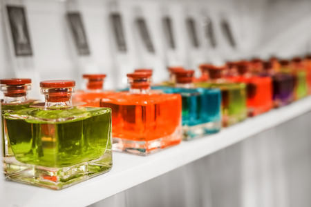 Different cosmetics in modern shopの写真素材