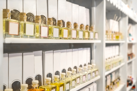 Different cosmetics in modern shopの写真素材