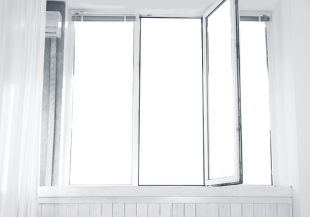 Room window with light curtain