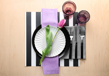 Beautiful festive table setting