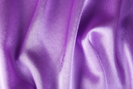 Lilac silk texture, closeupの写真素材