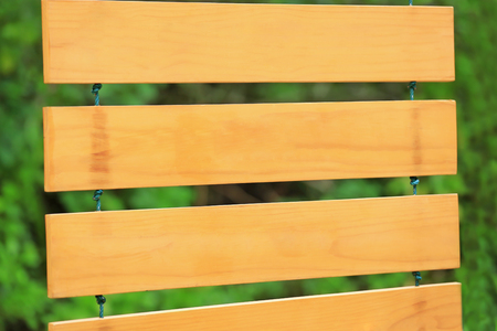 Blank wooden directional signs outdoors, closeupの写真素材