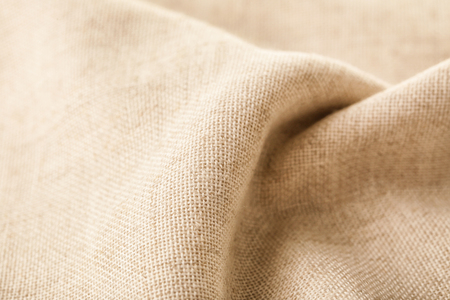 Hemp cloth texture, closeupの写真素材